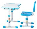 Fun Desk ZESTAW REGULOWANE BIURKO Z KRZESEŁKIEM SOLE II BLUE Fun Desk ZESTAW REGULOWANE BIURKO Z KRZESEŁKIEM SOLE II BLUE