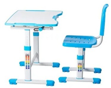 Fun Desk ZESTAW REGULOWANE BIURKO Z KRZESEŁKIEM SOLE II BLUE Fun Desk ZESTAW REGULOWANE BIURKO Z KRZESEŁKIEM SOLE II BLUE