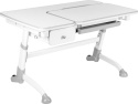 Fun Desk Biurko Amare Grey z szufladą Drawer Grey biały, szary