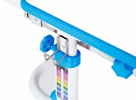 Fun Desk Botero Blue - Biurko z krzesełkiem lampa i stojak na książki - zestaw dla dziecka Niebieski/Biały Fun Desk Botero Blue - Biurko z krzesełkiem lampa i stojak na książki - zestaw dla dziecka Niebieski/Biały