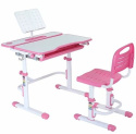 Fun Desk Botero Pink - Biurko z krzesełkiem dla dzieci Róż/Biały Fun Desk Botero Pink - Biurko z krzesełkiem dla dzieci Róż/Biały