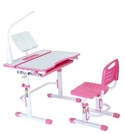Fun Desk Botero Pink - Biurko z krzesełkiem dla dzieci Róż/Biały Fun Desk Botero Pink - Biurko z krzesełkiem dla dzieci Róż/Biały