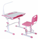Fun Desk Botero Pink - Biurko z krzesełkiem dla dzieci Róż/Biały Fun Desk Botero Pink - Biurko z krzesełkiem dla dzieci Róż/Biały