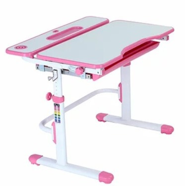 Fun Desk Botero Pink - Biurko z krzesełkiem dla dzieci Róż/Biały Fun Desk Botero Pink - Biurko z krzesełkiem dla dzieci Róż/Biały