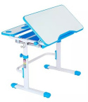 Fun Desk Freessia Blue - Regulowane biurko Cubby