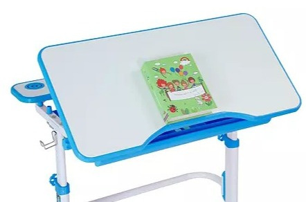 Fun Desk Freessia Blue - Regulowane biurko Cubby Fun Desk Freessia Blue - Regulowane biurko Cubby