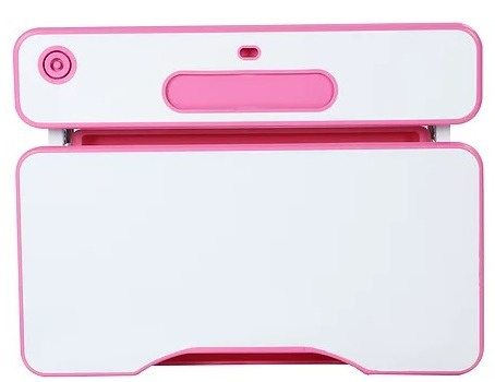 Fun Desk Freessia Pink - Regulowane biurko z szufladą Cubby Biały/Różowy Fun Desk Freessia Pink - Regulowane biurko z szufladą Cubby Biały/Różowy