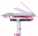 Fun Desk Freessia Pink - Regulowane biurko z szufladą Cubby Biały/Różowy Fun Desk Freessia Pink - Regulowane biurko z szufladą Cubby Biały/Różowy
