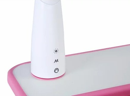 Fun Desk Freessia Pink - Regulowane biurko z szufladą Cubby Biały/Różowy Fun Desk Freessia Pink - Regulowane biurko z szufladą Cubby Biały/Różowy