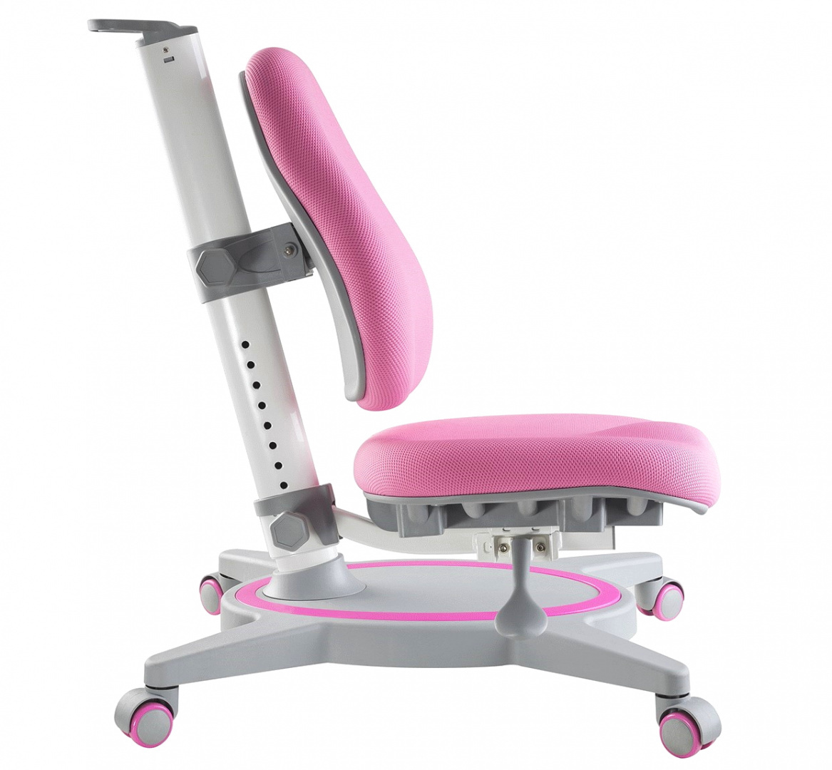 Fun Desk Amare Pink with Drawer + Primavera I Pink BIURKO+KRZESŁO regulowane ortopedyczne róż biały Fun Desk Amare Pink with Drawer + Primavera I Pink BIURKO+KRZESŁO regulowane ortopedyczne róż biały