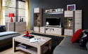 Meble Forte LOCARNO LCRS821-N92 Szafa ubraniowa Dąb/Szary Meble Forte LOCARNO LCRS821-N92 Szafa ubraniowa Dąb/Szary