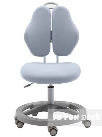 Fun Desk Pratico II Grey - Krzesełko z regulacją wysokości Fun Desk Pratico II Grey - Krzesełko z regulacją wysokości