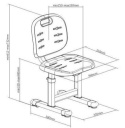 Fun Desk SST2 GREEN-S - Regulowane krzesełko dziecięce zielony