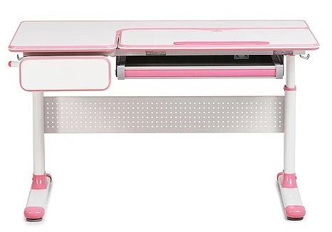 Fun Desk Toru Pink - regulowane biurko szkolne Cubby Biały Róż Dziewczęce młodzieżowe Fun Desk Toru Pink - regulowane biurko szkolne Cubby Biały Róż Dziewczęce młodzieżowe