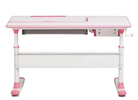 Fun Desk Toru Pink - regulowane biurko szkolne Cubby Biały Róż Dziewczęce młodzieżowe Fun Desk Toru Pink - regulowane biurko szkolne Cubby Biały Róż Dziewczęce młodzieżowe