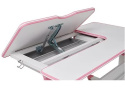 Fun Desk Toru Pink - regulowane biurko szkolne Cubby Biały Róż Dziewczęce młodzieżowe Fun Desk Toru Pink - regulowane biurko szkolne Cubby Biały Róż Dziewczęce młodzieżowe