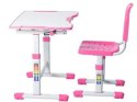 Fun Desk ZESTAW REGULOWANE BIURKO Z KRZESEŁKIEM SOLE II PINK Biały/Róż Fun Desk ZESTAW REGULOWANE BIURKO Z KRZESEŁKIEM SOLE II PINK Biały/Róż