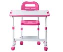 Fun Desk ZESTAW REGULOWANE BIURKO Z KRZESEŁKIEM SOLE II PINK Biały/Róż Fun Desk ZESTAW REGULOWANE BIURKO Z KRZESEŁKIEM SOLE II PINK Biały/Róż