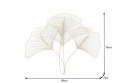 Invicta Interior INVICTA dekoracja ścienna GINKGO 90 cm złota Invicta Interior INVICTA dekoracja ścienna GINKGO 90 cm złota