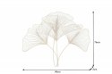 Invicta Interior INVICTA dekoracja ścienna GINKGO 90 cm złota