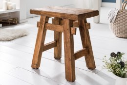 Invicta Interior INVICTA stołek HEMINGWAY 50 cm - drewno z recyklingu