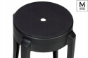 Modesto Design MODESTO stołek taboret CALMAR 46 czarny - polipropylen wytrzymały i wygodny