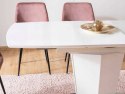 SIGNAL STÓŁ HOUSTON BIAŁY MAT 120(160)X80 MDF STAL SIGNAL STÓŁ HOUSTON BIAŁY MAT 120(160)X80 MDF STAL