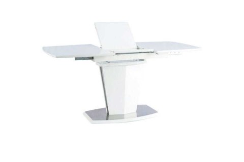SIGNAL STÓŁ HOUSTON BIAŁY MAT 120(160)X80 MDF STAL SIGNAL STÓŁ HOUSTON BIAŁY MAT 120(160)X80 MDF STAL