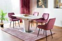 SIGNAL STÓŁ HOUSTON BIAŁY MAT 120(160)X80 MDF STAL SIGNAL STÓŁ HOUSTON BIAŁY MAT 120(160)X80 MDF STAL