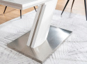 STÓŁ TORONTO ROZKŁADANY SIGNAL BIAŁY MAT 120-160X80 MDF+ SZKŁO HARTOWANE STELAŻ MDF STAL SZCZOTKOWANA PROSTOKĄTNY STÓŁ TORONTO ROZKŁADANY SIGNAL BIAŁY MAT 120-160X80 MDF+ SZKŁO HARTOWANE STELAŻ MDF STAL SZCZOTKOWANA PROSTOKĄTNY