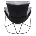Fotel OTILIA STAND VELVET ciemny szary welur Fotel OTILIA STAND VELVET ciemny szary welur