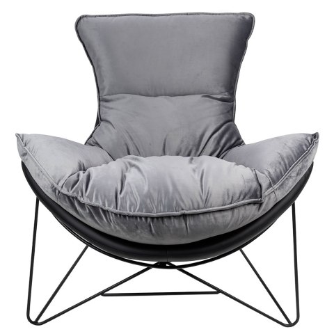 Fotel OTILIA STAND VELVET ciemny szary welur Fotel OTILIA STAND VELVET ciemny szary welur