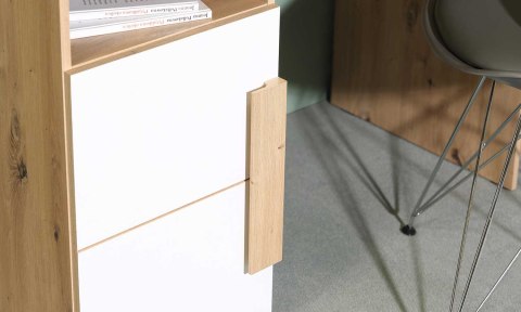 Meble Forte ARKINA LBLK34-C804 Komoda młodzieżowa Biały /Dąb Meble Forte ARKINA LBLK34-C804 Komoda młodzieżowa Biały /Dąb