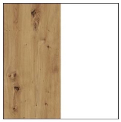 Meble Forte ARKINA LBLR82-C804 Regał młodzieżowy Dąb/Biały Meble Forte ARKINA LBLR82-C804 Regał młodzieżowy Dąb/Biały