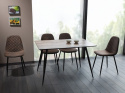 SIGNAL STÓŁ PROSTOKĄT REMUS MDF ORZECH/ METAL CZARNY STELAŻ 120X80 SIGNAL STÓŁ PROSTOKĄT REMUS MDF ORZECH/ METAL CZARNY STELAŻ 120X80