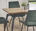 Halmar stół CAMBELL rozkładany 140-180x80 blat MDF okleinowany - dąb naturalny, nogi - stal malowana czarny Halmar stół CAMBELL rozkładany 140-180x80 blat MDF okleinowany - dąb naturalny, nogi - stal malowana czarny