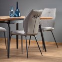 Halmar stół CAMBELL rozkładany 140-180x80 blat MDF okleinowany - dąb naturalny, nogi - stal malowana czarny Halmar stół CAMBELL rozkładany 140-180x80 blat MDF okleinowany - dąb naturalny, nogi - stal malowana czarny