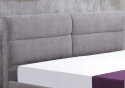 ŁÓŻKO DWUOSOBOWE Z SZUFLADĄ MERIDA 160x200 JASNY POPIEL tkanina lite drewno NATURALNY HALMAR ŁÓŻKO DWUOSOBOWE Z SZUFLADĄ MERIDA 160x200 JASNY POPIEL tkanina lite drewno NATURALNY HALMAR