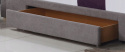 ŁÓŻKO DWUOSOBOWE Z SZUFLADĄ MERIDA 160x200 JASNY POPIEL tkanina lite drewno NATURALNY HALMAR ŁÓŻKO DWUOSOBOWE Z SZUFLADĄ MERIDA 160x200 JASNY POPIEL tkanina lite drewno NATURALNY HALMAR