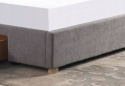 ŁÓŻKO DWUOSOBOWE Z SZUFLADĄ MERIDA 160x200 JASNY POPIEL tkanina lite drewno NATURALNY HALMAR ŁÓŻKO DWUOSOBOWE Z SZUFLADĄ MERIDA 160x200 JASNY POPIEL tkanina lite drewno NATURALNY HALMAR