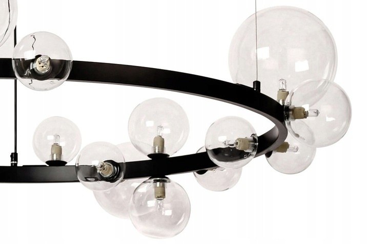 King Home Lampa wisząca LED ALURE 120 - Czarna King Home Lampa wisząca LED ALURE 120 - Czarna