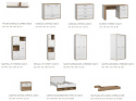 Meble Forte CHICORY CHRBS821-M213 Szafa ubraniowa Meble Forte CHICORY CHRBS821-M213 Szafa ubraniowa