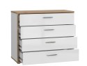 Meble Forte CHICORY CHRK212-M213 Komoda Biały/Dąb Meble Forte CHICORY CHRK212-M213 Komoda Biały/Dąb