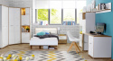 Meble Forte CHICORY CHRR711-M213 Regał L/P Biały/Dąb Meble Forte CHICORY CHRR711-M213 Regał L/P Biały/Dąb