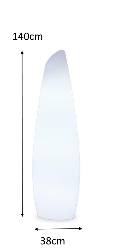 LAMPA ogrodowa STOJĄCA FREDO 140 C BIAŁA TWORZYWO - LED New Garden NEW GARDEN LAMPA ogrodowa STOJĄCA FREDO 140 C BIAŁA TWORZYWO - LED New Garden NEW GARDEN