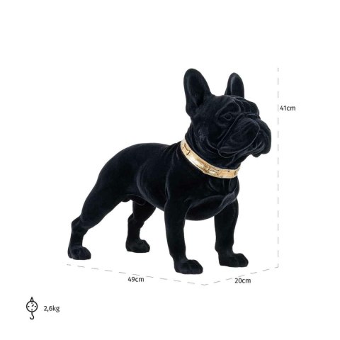 Richmond Interiors RICHMOND dekoracja DOG SPIKE czarny Richmond Interiors RICHMOND dekoracja DOG SPIKE czarny