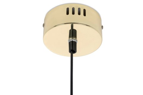 King Home Lampa wisząca LIBRA 60 ON złota stal nierdzewna klosz kula szkło biały King Home Lampa wisząca LIBRA 60 ON złota stal nierdzewna klosz kula szkło biały
