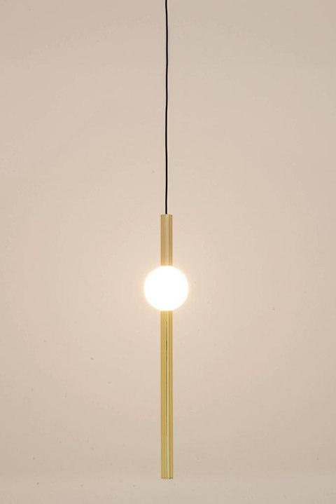 King Home Lampa wisząca LIBRA 60 ON złota stal nierdzewna klosz kula szkło biały King Home Lampa wisząca LIBRA 60 ON złota stal nierdzewna klosz kula szkło biały