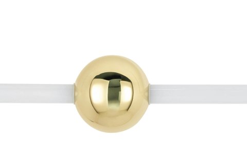 King Home Lampa wisząca LED LIBRA 90 IN biało - złota szkło metal King Home Lampa wisząca LED LIBRA 90 IN biało - złota szkło metal