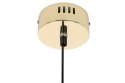 King Home Lampa wisząca LED LIBRA 90 IN biało - złota szkło metal King Home Lampa wisząca LED LIBRA 90 IN biało - złota szkło metal